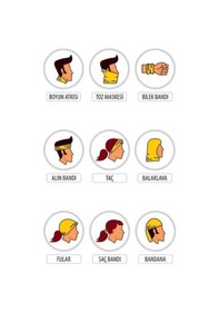 Resim Ultimate Ghost Skull Mask Bandana Siyah 