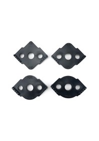 Resim Shineyee 4 Parça Ahşap Yarıçap Şablon Seti - R Köşe Ve Kenar Düzeltme Aracı, Farklı Boyutlar, Kararlı Tutuş, Abs Malzeme 