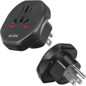 Resim S-Link SL-WL05 Universal - Amerikan Tipine Çevirici Priz Adaptör Fiş 