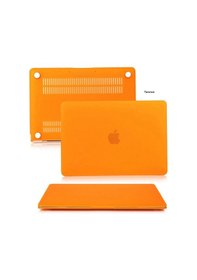 Resim Apple Uyumlu MacBook Air Kılıfı 13 İnç Mac Air Mat Eski Usb'li Model 2010-2017 A1369 A1466 İle Turuncu 