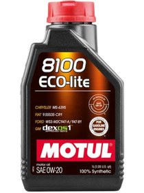 Resim Motul 8100 Eco-lite 0w-20 Dex1 Gen2 1 Litre 