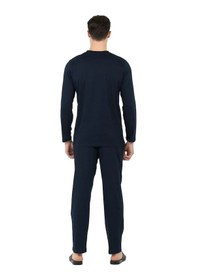 Resim D's Damat Ds Damat Patlı 4li Pijama Set Lacivert 