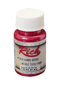 Resim Rich Metalik Kumaş Boyası 50 Cc. 3152 Kırmızı 