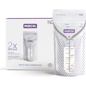 Resim Mochi Anne Sütü Saklama Poşeti 50 Adet 200ML 