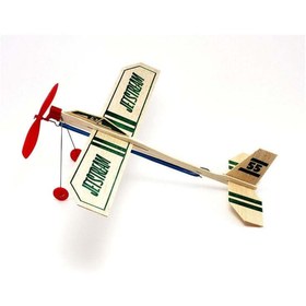 Resim Guillows 35 cm. Lastik Motorlu ve İniş Takımlı balsa uçak, 55 Jetstream 