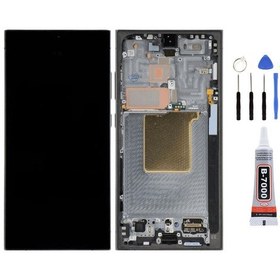 Resim Samsung S24 Ultra Çıtalı Uyumlu Ekran Lcd Dokunmatik Tamir Seti Ve Yapıştırıcı Yanında Yedcom 