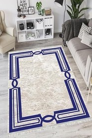 Resim Modern Westa Kaymaz Tabanlı Yıkanabilir Antibakteriyel Dijital Baskı Modern Halı Kilim, MD-0101A-WST-100X400 