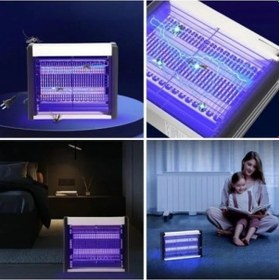 Resim 6w Taşınabilir Elektrikli Led Uv Işıklı Sinek Öldürücü Ve Gece Lambası 001 