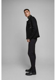 Resim Jack & Jones Erkek Jjıglenn Slim Fit Jean Pantolon 12152346 Siyah 001 