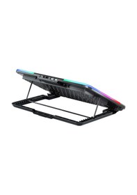 Resim Classone Gaming M60 Laptop Soğutucu , Notebook Stand,10 Rgb Işık Kontrolü, 15.6 -17 İnch , Hız Kontrolü , 6 Büyük Fan ,telefon Standı, 2 Usb 