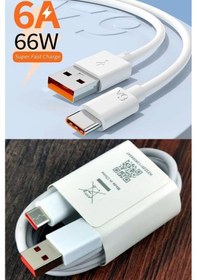 Resim Xiaomi Turbo Hızlı Şarj Kablosu 6.0a Type-c 33 W 67 W 120 W Destekli Xiaomi Oppo Samsung Uyumlu Huawei 