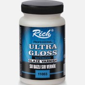 Resim Rich Ultra Gloss Su Bazlı Sır Vernik 250 cc 