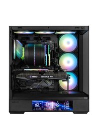 Resim Zalman P40 Ds 4 Argb Fan Mid Tower 9.1 Lcd Ekranlı Gaming Oyuncu Bilgisayar Kasası 