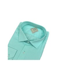 Resim Linen Keten Slim Fit 4 Mevsim Giyilebilen Pamuklu Gömlek Pastel Yeşil 