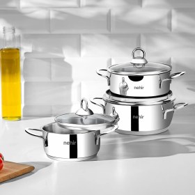 Resim Premium 52 Parça Paslanmaz Çelik Çeyiz Seti 