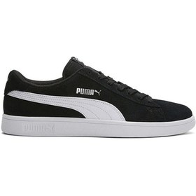Resim Puma Smash V2 Siyah Erkek Sneaker 000000000100394756 Beyaz - Siyah 