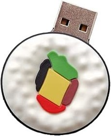 Resim Ulticool - Sushi 16 GB USB - Flash Pen Drive Memory Stick Veri Saklama - Bellek Çubuğu - Siyah Beyaz Yeşil Kırmızı 