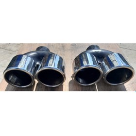 Resim 90 MM ÇİFTLİ SAĞ SOL TAKIM EGZOZ UCU 