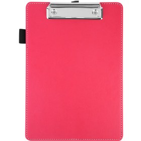 Resim 2K Sekreterlik,A5 Küçük Boy,Kapaksız,A5 Clipboard Vegan Suni Deri,17,5x24,5 cm.,Fuşya/Pembe 