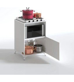 Resim Kenzlife Ocak Dolabı Revbahar Byz 85*60*56 Hazır Mutfak Klasik Set Üstü Ocak Için Arkalıksız 