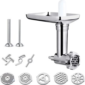 Resim Unfathomable Kitchenaid Stand Mikserleri Için Metal Gıda Öğütücü Ataşmanı Sosis Doldurma Makinesi Kıyma Makinesi Gıda Işlemcisi Ataşmanı (Yurt Dışından) 