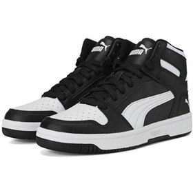 Resim Puma Rebound LayUp SL 369573 01 Erkek Sneaker Ayakkabı Siyah Beyaz 40-45 100 Orginal Ürün Hızlı Kargo