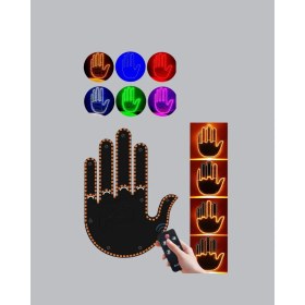 Resim Değirmen Grup 176 Led’li Amber Trafik Uyumlu Sinyal Işığı – El Hareketiyle Kontrol 