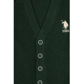 Resim U.s. Polo Assn. Erkek Çocuk Yeşil Hırka (Triko) 50317146-VR054 