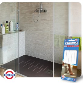 Resim Boss Tape Banyo Küvet Duşakabin Zemin Yer Kaydırmazlık Bandı 