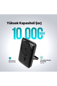 Resim Ttec Recharger Pro M 10.000MAH Magsafe Uyumlu Pd 20W Stantlı Kablosuz Taşınabilir Hızlı Şarj Aleti/powerbank 2BB221 