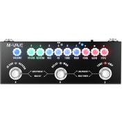 Resim TM-VAVE Taşınabilir Gitar Efekt Pedalı - USB, Dahili Akort Aleti, 9 IR Kab Modeli, Reverb/Delay/Chorus Özellikli Çoklu Efekt İşlemci - Kompakt Pedalboard Elektrik Gitarı, Bas, Ev/Stüdyo/Kanal Kullanımı İçin - Siyah, Profesyonel Ses Ekipmanı, Yüksek Kaliteli Efekt Ünitesi, Canlı Performanslar 