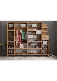 Resim Açelya Portmanto Vestiyer Çam M7 270 CM 