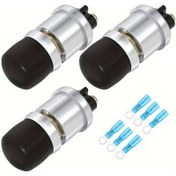 Resim Chuangyinshop 3 Adet Tek Dokunusla Baslatma Anahtari 12v 50a Anlik Ateşleme Butonu 6 Bağlantı Uçlu 