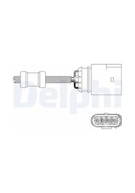 Resim Skoda Octavia 2 Oksijen Sensoru 1.4 Tsi 2010-2013 Caxa Delphı Es2034812b1 