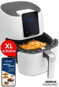 Resim Goldmaster Cenova GM-7491 Dijital Dokunmatik 10 Ön Ayarlı Airfryer Yağsız Kızartma Sıcak Hava Fritöz 