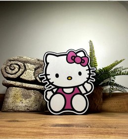Resim Butik Hello Kitty Masa Üstü Dekoratif Led Lamba 
