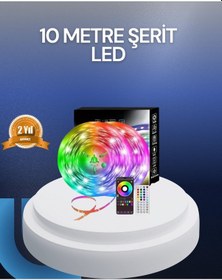 Resim 10 Metre Usb Smart Şerit Led Kumandalı Telefon Kontrollü Çok Renkli 