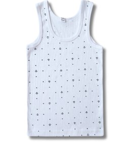 Resim Panfilia %100 Pamuk Erkek Çocuk Fitilli Atlet 5'li Set / Fanila / İç Çamaşır 