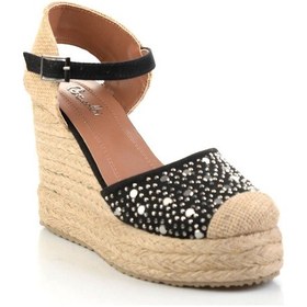 Resim Siyah Kadın Espadril K01874414772 Siyah 
