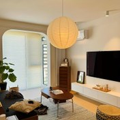 Resim 1 Set 40Cm/16 İnç Yuvarlak Pirinç Kağıt Lamba, Beyaz Kağıt Fener Işığı, Oturma Odası, Yatak Odası, Ev Dekorasyonu, Mutfak Dekorasyonu ve Etkinlik Parti Dekorasyonu için Uygun 