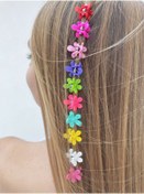 Resim GÜLPEŞE On Renk 10'lu Çiçek Toka Seti 