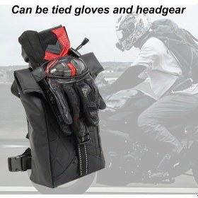 Resim Novahub Su Geçirmez Motosiklet Bacak Çantası - Oxford Kumaş - 2.2l Kapasite - Seyahat, Balıkçılık, Bisiklet İçin 