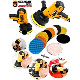 Resim Germany Style 1073 125mm Devir Ayarlı Profesyonel Polisaj Makine 