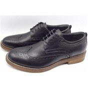 Resim Kışlık Oxford Klasik Erkek Ayakkabı AU04 Siyah 
