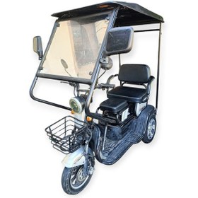 Resim 3 Tekerlekli Elektrikli Tek Kişilik Modellere Uyumlu Kabin '- 