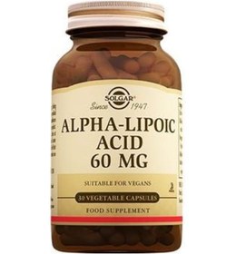 Resim Solgar Alpha Lipoic Acid 60 Mg 30 Kapsül 