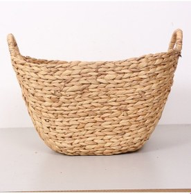 Resim Sabad 48x30x32 Cm. Su Sümbülü Oval Sepet Bej 