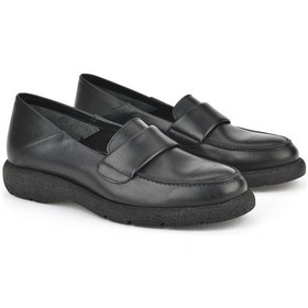 Resim Ziya, Kadın Hakiki Deri Ayakkabı 15319z44307 Siyah 15319z44307 000 Siyah 