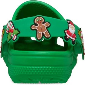 Resim Crocs Classic Clog T Holiday Icons Işıklı Yeşil Çocuk Terlik-10867 Yeşil 