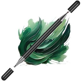 Resim Samsung Galaxy Tab A9+ Plus X210 İle Uyumlu Çift Uçlu Hassas Dokunmatik Stylus Kalem Gecikmesiz Siyah 